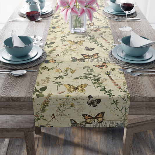 Vintage floral Table Runner (Cotton, Poly)