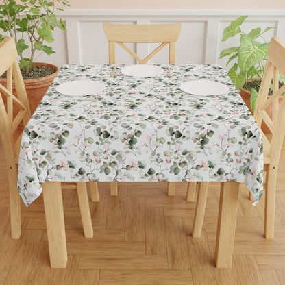 Charming Eucalyptus Pattern Tablecloth - Cottage Garden Decor