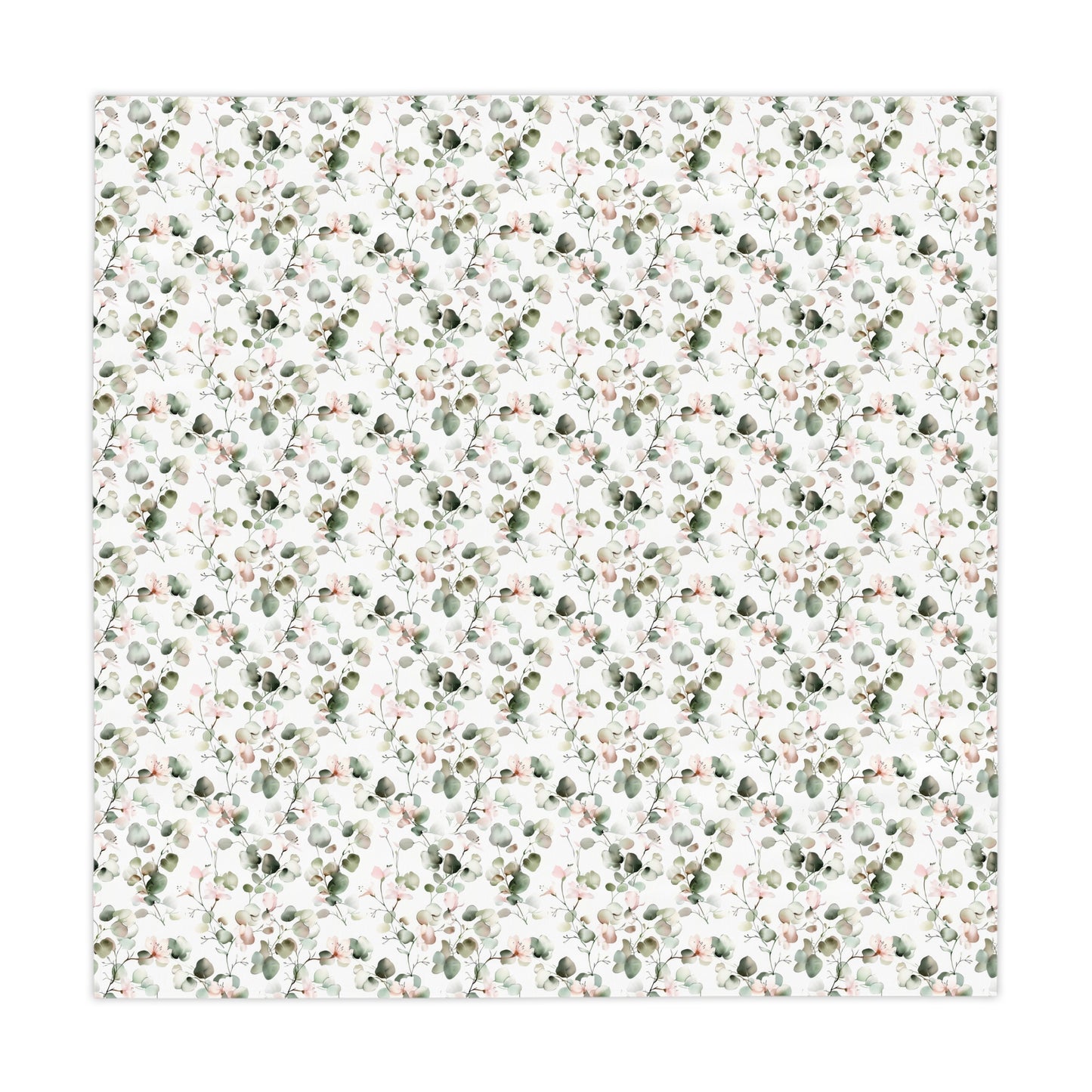 Charming Eucalyptus Pattern Tablecloth - Cottage Garden Decor