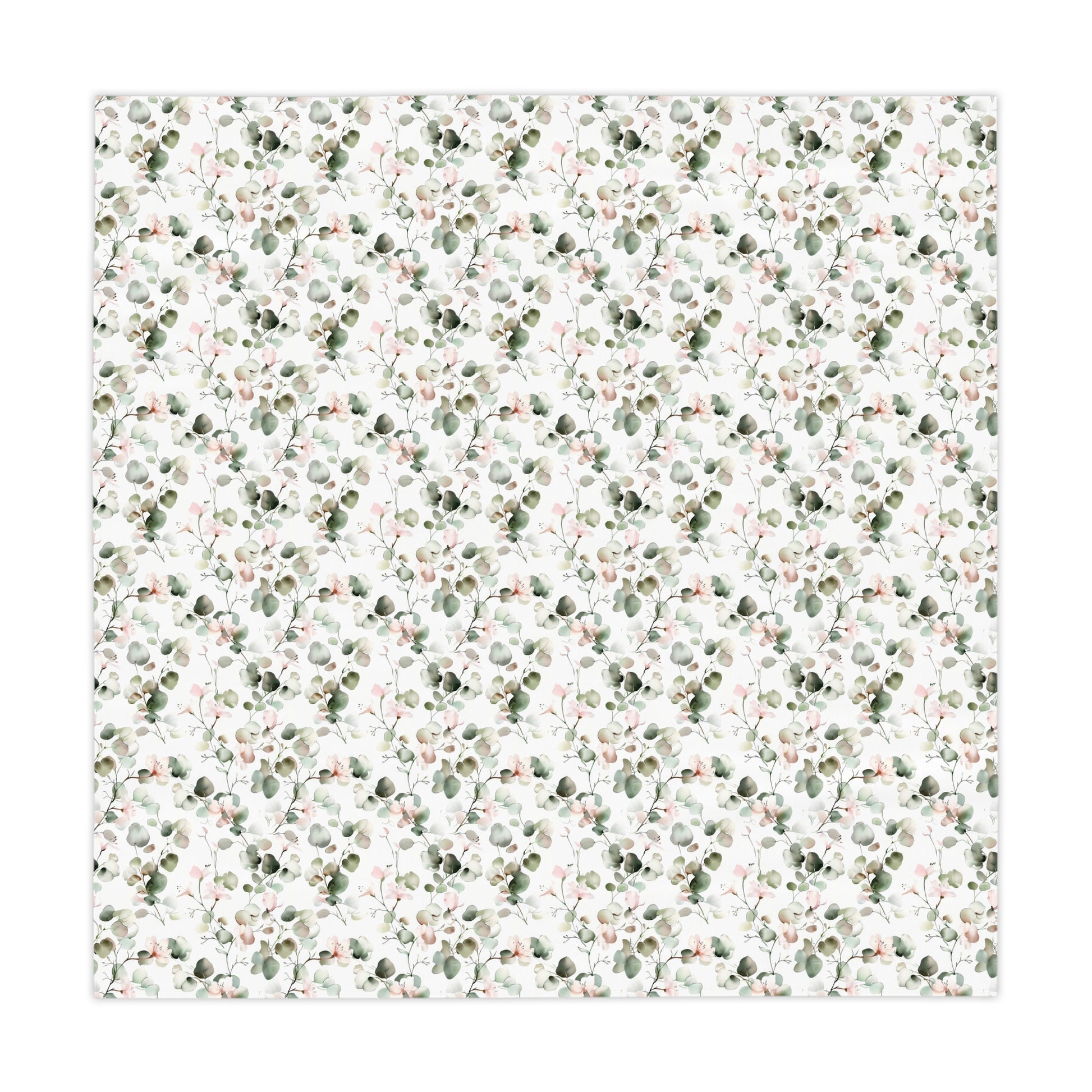 Charming Eucalyptus Pattern Tablecloth - Cottage Garden Decor