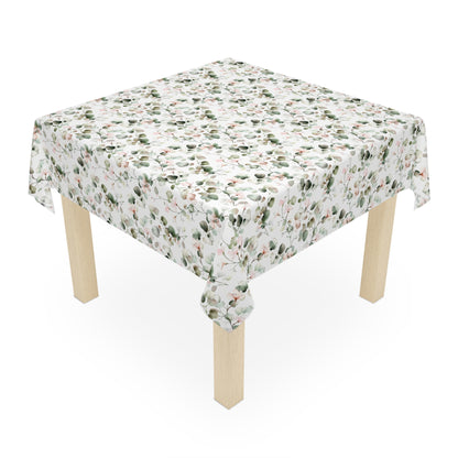 Charming Eucalyptus Pattern Tablecloth - Cottage Garden Decor