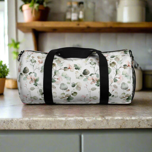 Eucalyptus Design Duffle Bags - Cottage Garden Decor